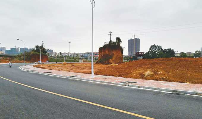 Municipal road engineering Long Jia heights to warehouse sakaguchi road